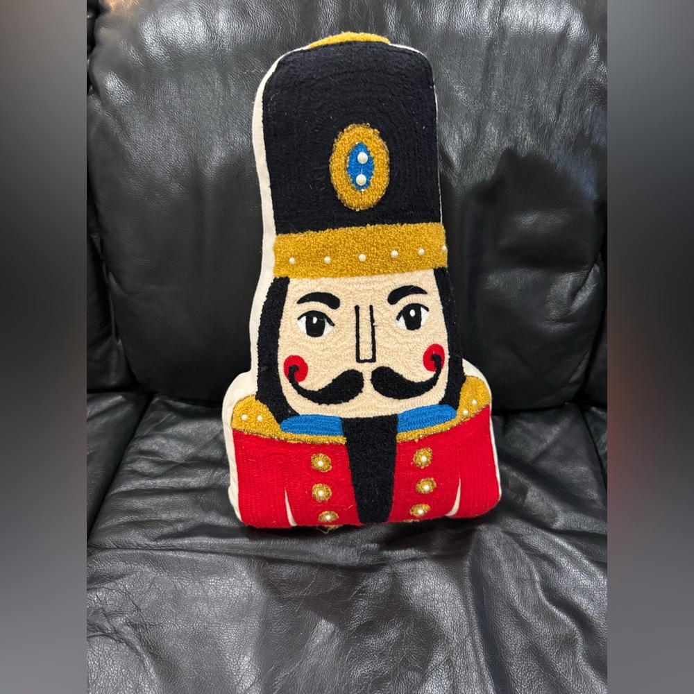 Martha Stewart Christmas Nutcracker Suite Soldier Throw Pillow 11" X 18"